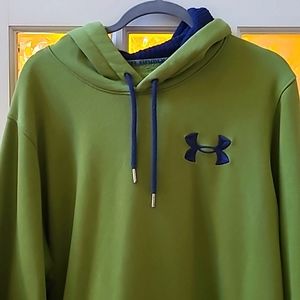 Under armour moss green storm hoodie xl like new